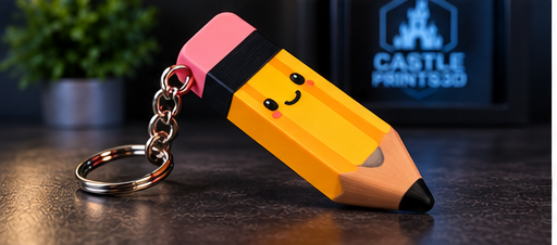 3D Pencil Keychain